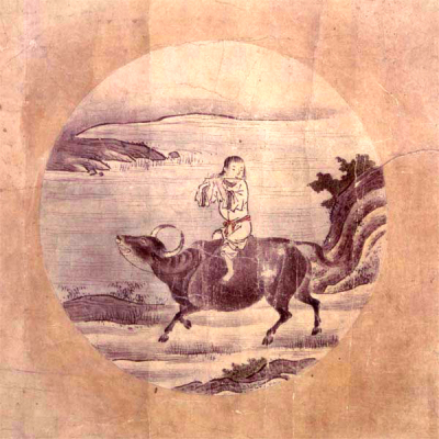 6- به خانه آمدن بر پشت گاو
